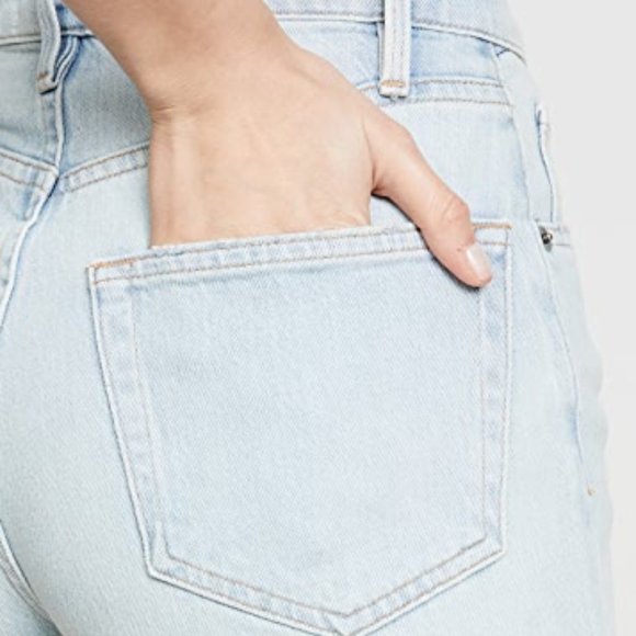 Denim Le Vintage High Waist Shorts - Picture 6 of 9